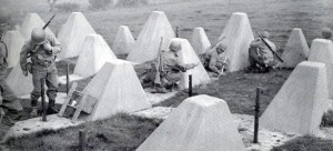 Siegfried line (also known as the “WestWall” or “Dragon’s Teeth.”)